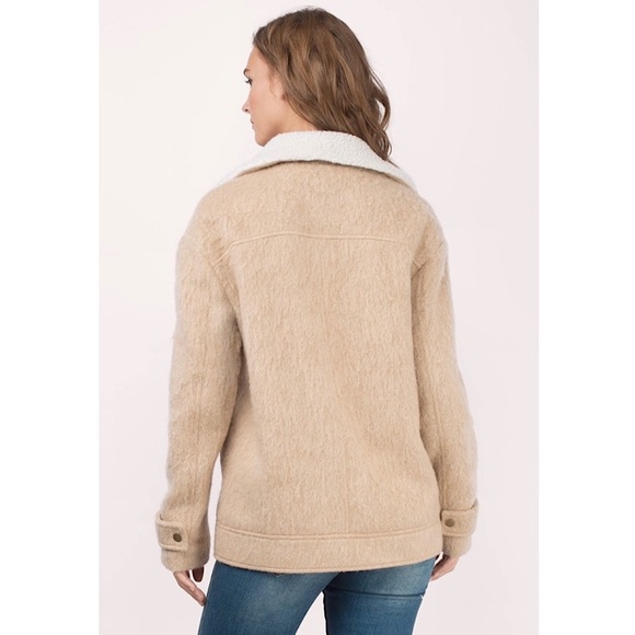 CAMEL WOOL COAT - Picture 3 of 3